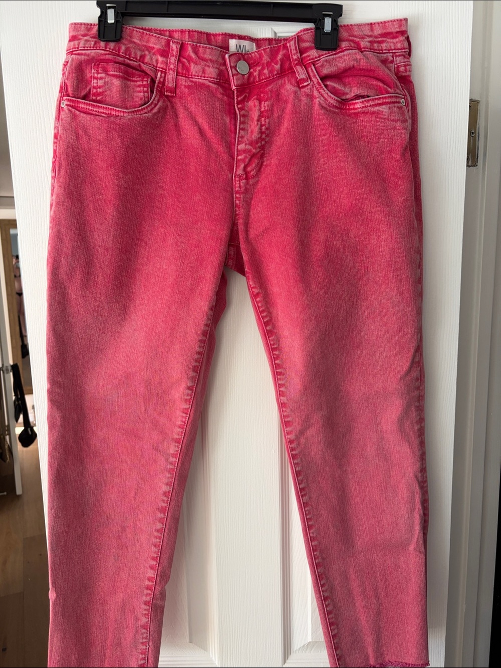 WIL Pink Cropped Jeans - Fuchsia Ankle-Length Denim